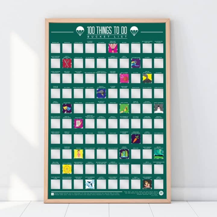 bucketlistposter 100 activiteiten doen