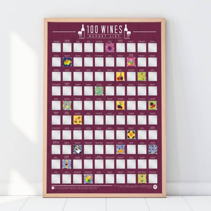 bucketlistposter 100 wijnen