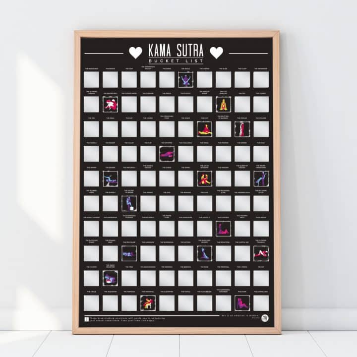 bucketlistposter 100 kama sutra standjes