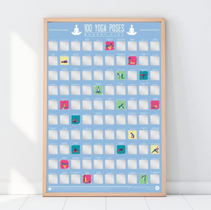bucketlistposter 100 yoga posities