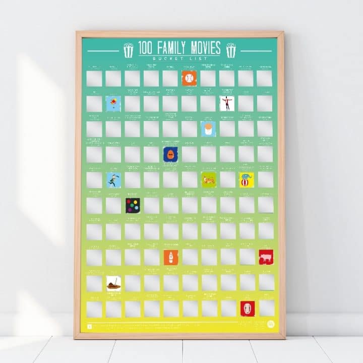 bucketlistposter 100 familie films