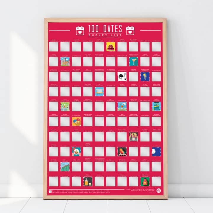 bucketlistposter 100 date activiteiten