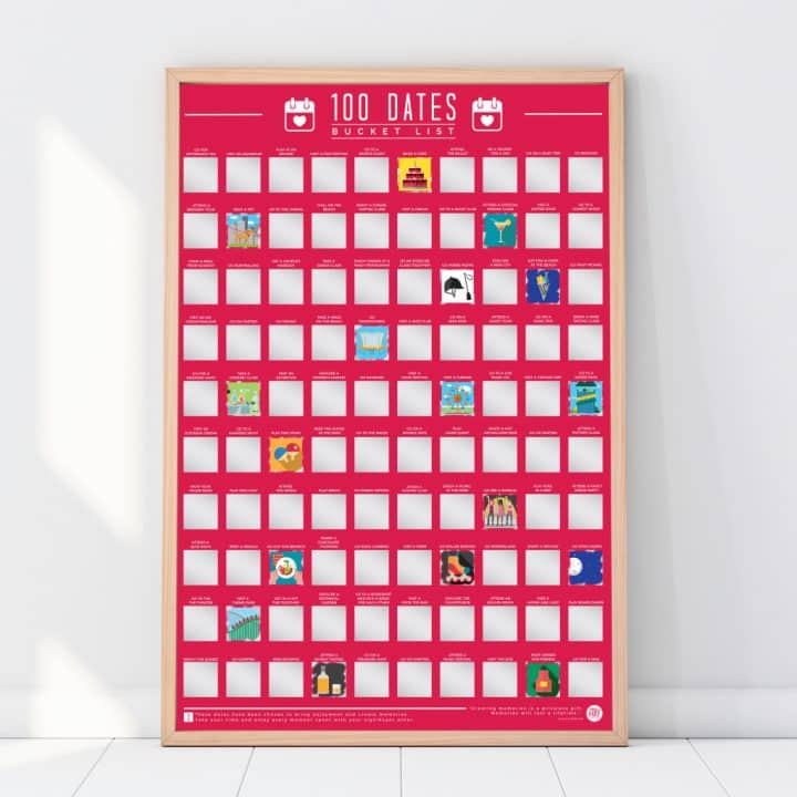 bucketlistposter 100 date activiteiten