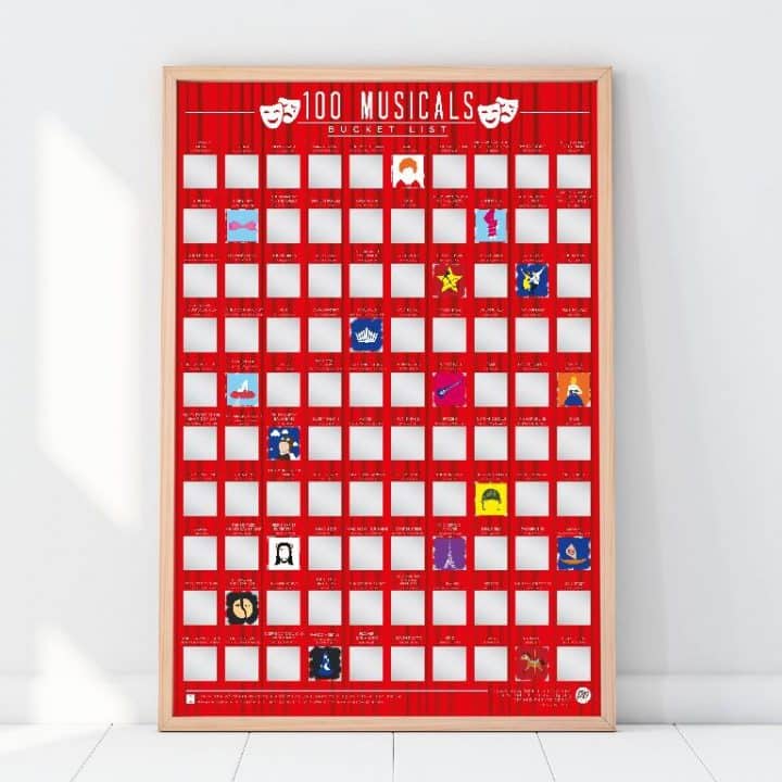 Bucketlistposter - 100 Musicals - Afbeelding 3