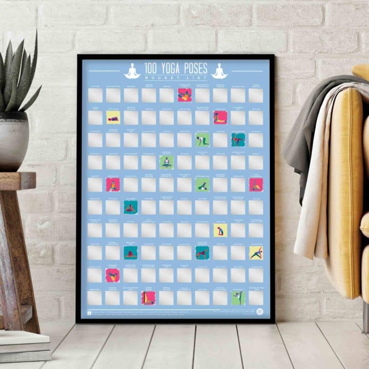 Bucketlistposter - 100 Yoga Posities - Afbeelding 3