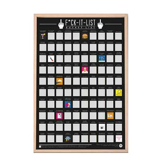 bucketlistposter 100 fck it list