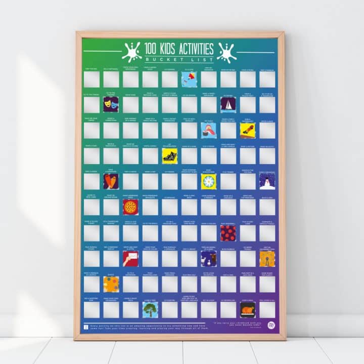 Bucketlistposter - 100 Activiteiten voor kinderen