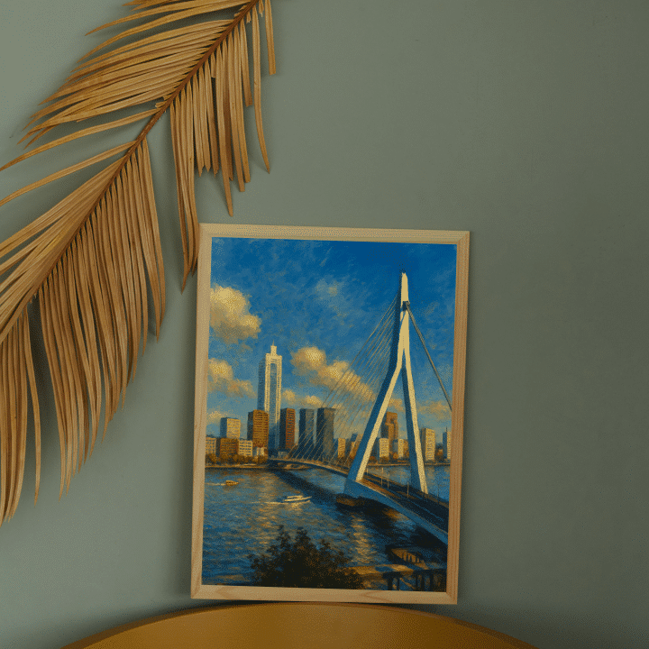 Travel Poster Rotterdam - Afbeelding 2